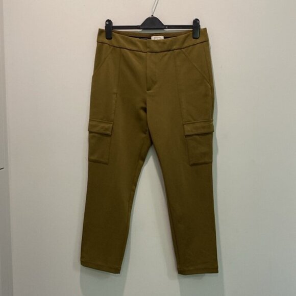 Anthropologie Green Cargo Pants Size 12 - Picture 5 of 16